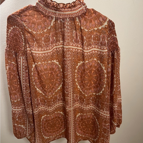 Retro groovy psychedelic pattern dress or shirt - Picture 1 of 2